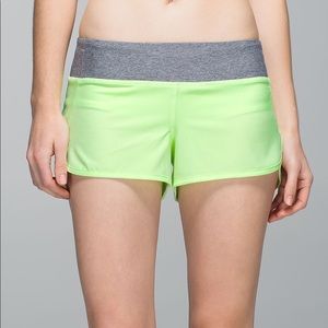 Lululemon Speed Up Short Green